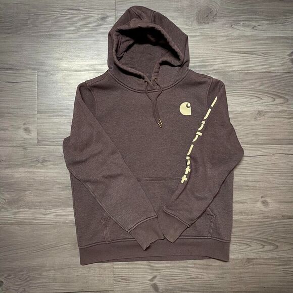 Carhartt Relaxed Fit Purple Hoodie - Size M - Picture 2 of 3